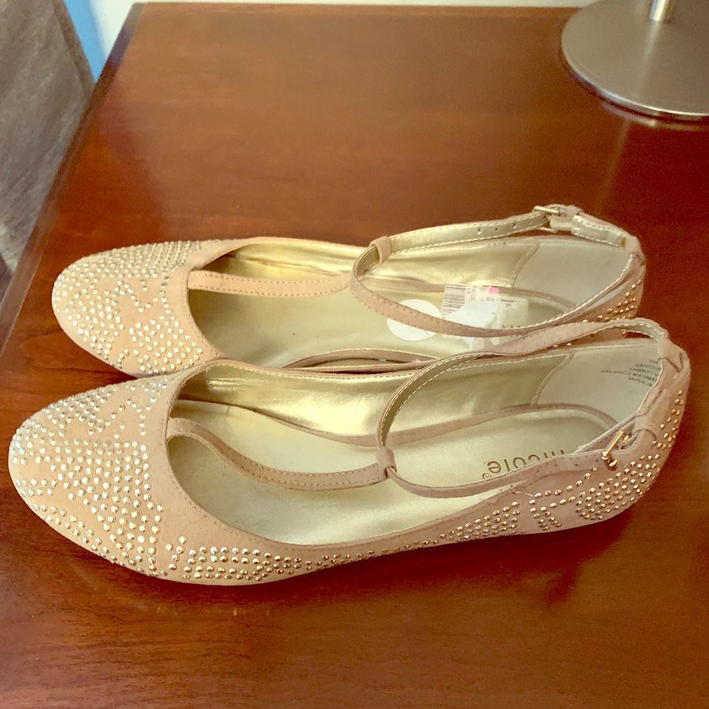 Ballet Flats with Strap! Size 7!